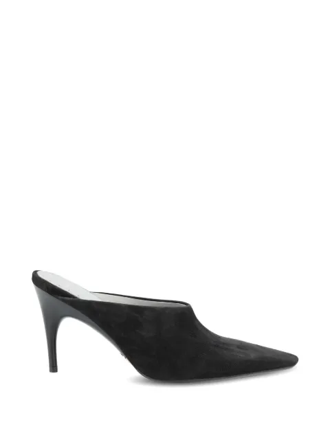 Balenciaga Duchesse pointed-toe mules Black 873367WCB31