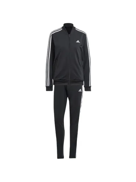 adidas Stripe-detail zip-fastening tracksuit Black IJ8781