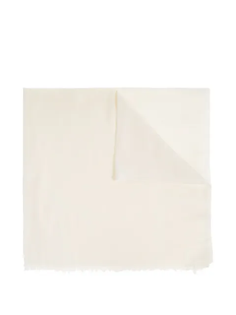 Ferragamo Gancini-monogram scarf Neutrals 789417