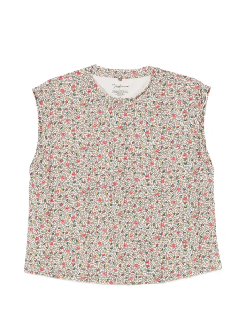 The Great. floral-print tank top Neutrals OKT0015953