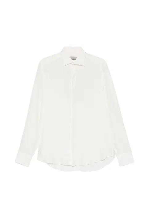Canali spread-collar shirt White GA03331CCL7090