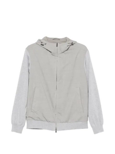 Paul & Shark hooded panelled hoodie Grey 26411725