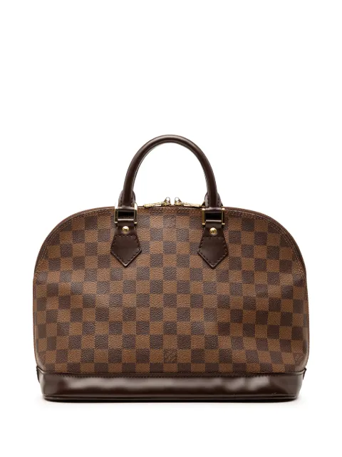 Louis Vuitton Pre-Owned 2003 Damier Ebene Alma PM handbag Brown HYDMDAYU7TPX3DJY