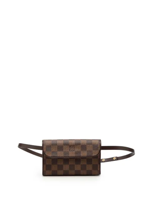 Louis Vuitton Pre-Owned 2006 Damier Ebene Pochette Florentine belt bag Brown G1RNWTOU6PC2T5CO