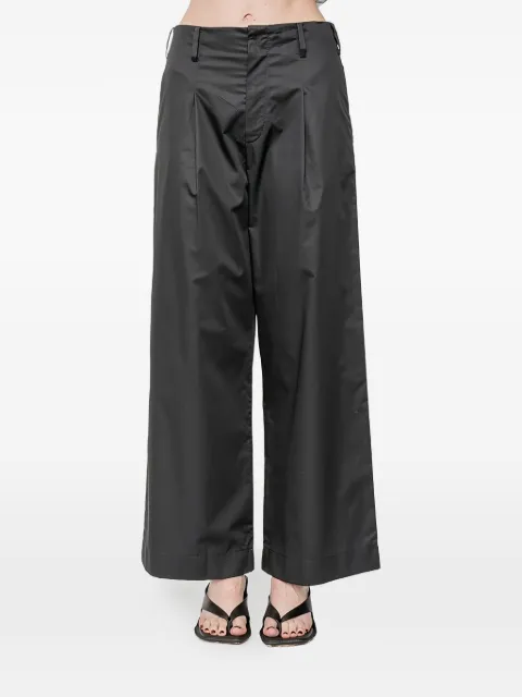 SUSANNE BOMMER pleated wide-leg trousers Black 2337190599