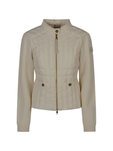 Moncler quilted panelled jacket Neutrals 939B00027M1131030