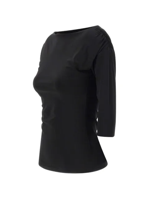 kaos boat-neck blouse Black RP1MA001