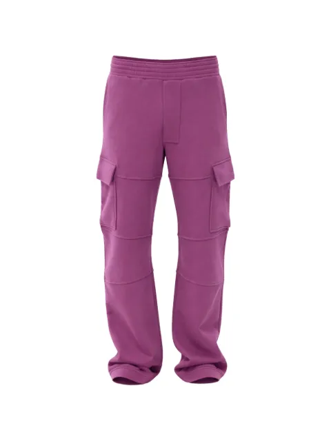 Givenchy brushed-cotton cargo pants Purple BM516T3Y78547