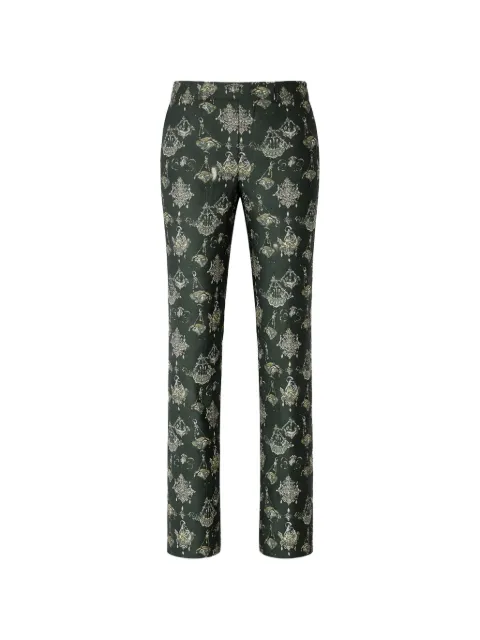 Givenchy Chandelier jacquard trousers Green BM51H515RZ