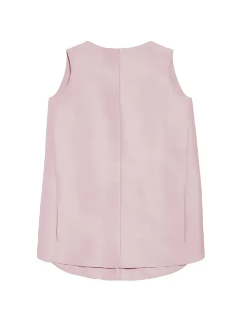 Balenciaga sleeveless A-line mini dress Pink 872284TUT22