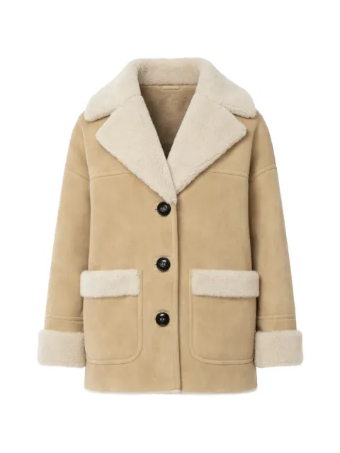 DSQUARED2 patch-pocket coat Neutrals S72AA0506SY1514