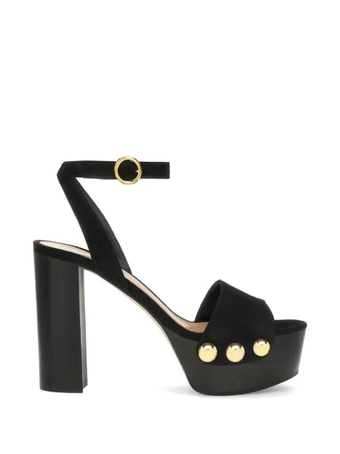 Gianvito Rossi Ardéa studded platform sandals Black G3275370LEGCAM