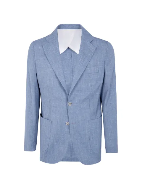 Barba single-breasted blazer Blue BACTIVE53061