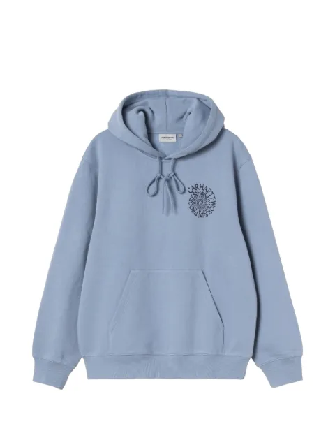Carhartt WIP spiral-print hoodie Blue I036376