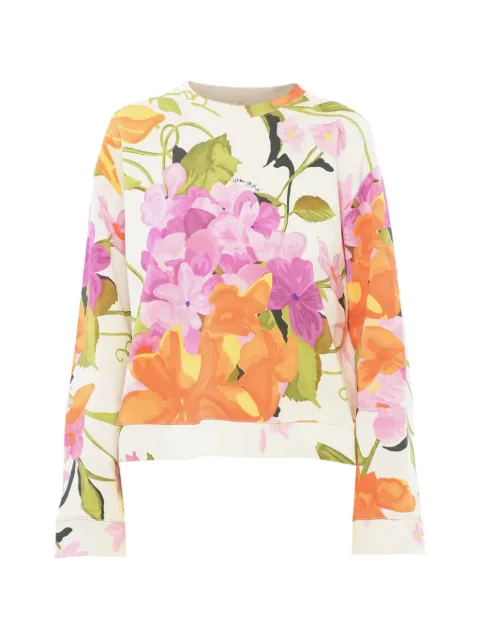Viktor & Rolf floral-pattern sweatshirt Neutrals ET0375113323