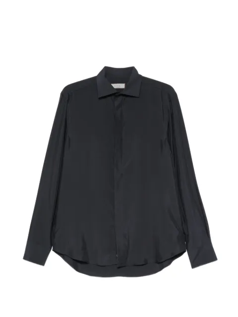 Canali silk shirt Blue GA03331CCL7090