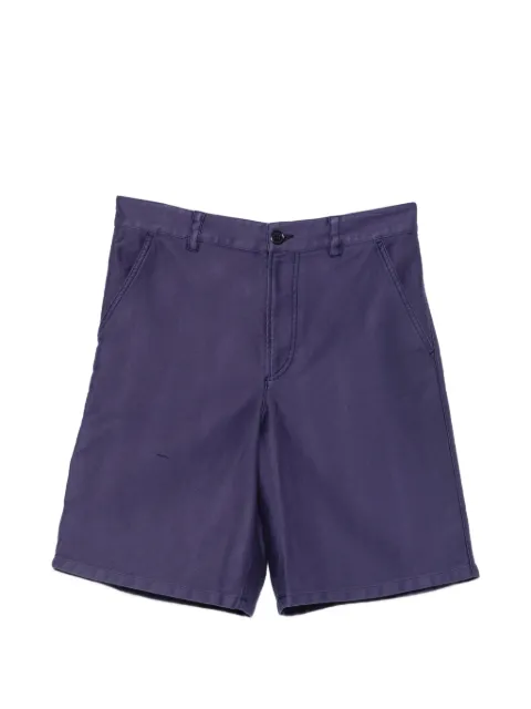 A.P.C. Moleskine straight-leg shorts Blue COHNBH10022