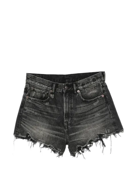 R13 distressed frayed-edge shorts Grey R13WD191
