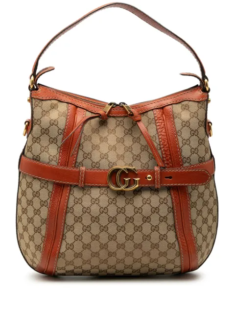 Gucci Pre-Owned 2000-2015 Medium GG Canvas Running satchel Neutrals GEYIYRQ0DTA997SN