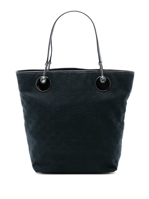 Gucci Pre-Owned 2000-2015 Large GG Canvas Eclipse tote bag Black 9VCYD5QFQHY6EVJG