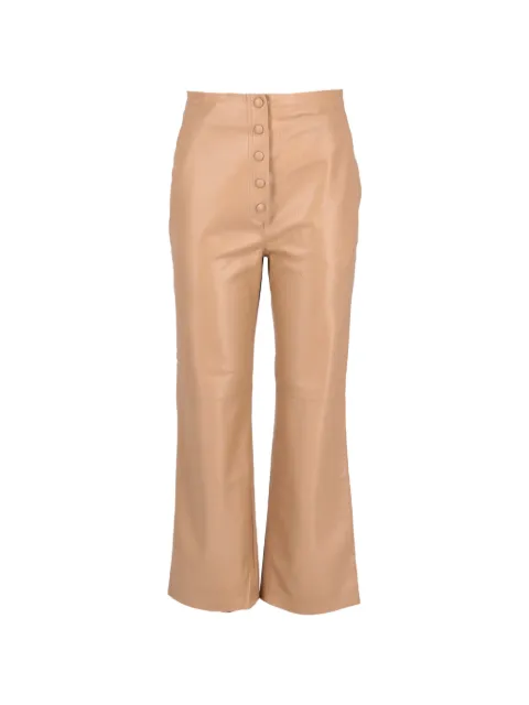 Nanushka button-fastening trousers Neutrals W742657