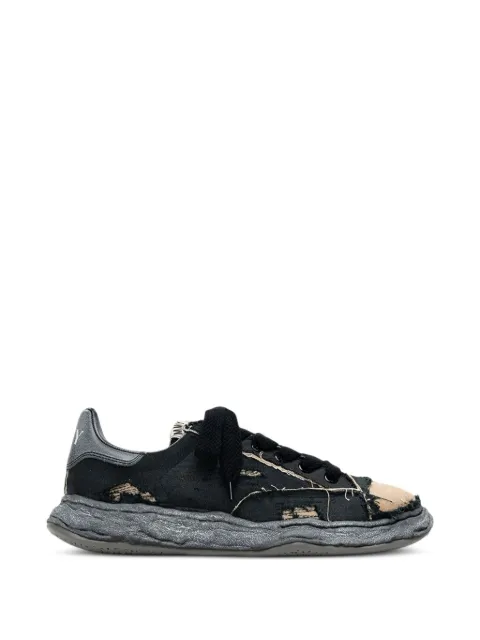 Maison MIHARA YASUHIRO Charles overdyed sneakers Black A16FW716BLKBLK