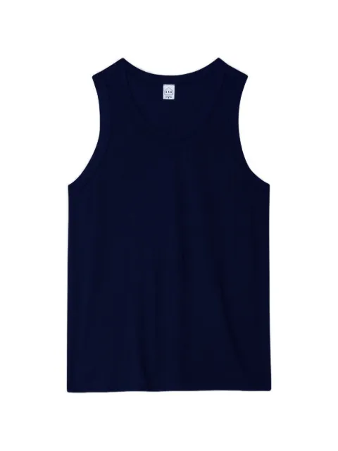 Save Khaki United ribbed-trim tank top Blue SK00416OCH