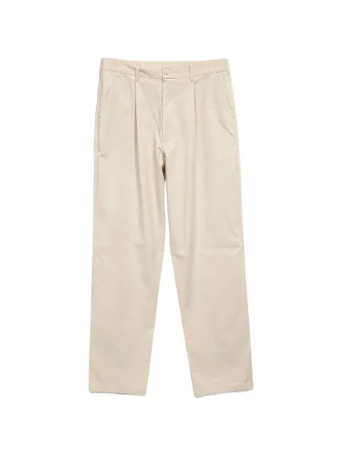 LES HÉRITIERS Tech pleated tailored trousers White TECHPANT