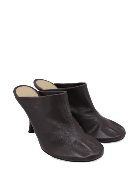 Bottega Veneta Pre-Owned Dot Sock leather mules Brown RFCPUUSSH720967W