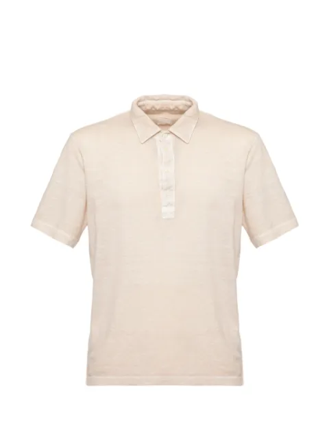 120% Lino short-sleeve polo shirt Neutrals ALIM79I0000G308S01S00092