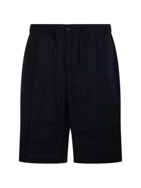 Hevo drawstring pleated shorts Black TORRELAPILLO33
