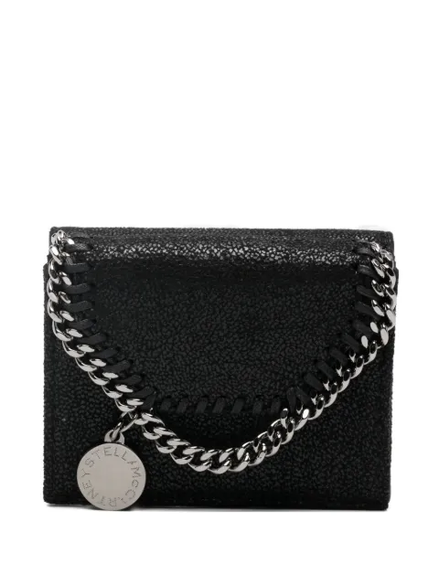Stella McCartney Falabella chain-trim wallet Black 7P0095W9132
