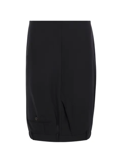 HODAKOVA belt-loop detail skirt Black W25931702BLACK
