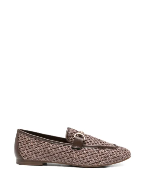 exè woven horsebit loafers Brown EX23921A