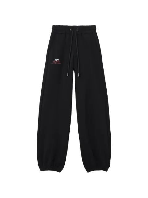 Off-White x AC Milan cuffed sweatpants Black 2LH00573BW002