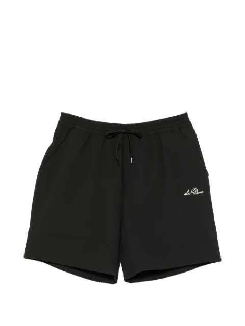Les Deux seersucker swim shorts Black 1001795