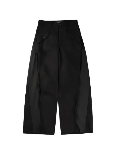 FFFPOSTALSERVICE Konarak panelled trousers Black FFFPSSS2618