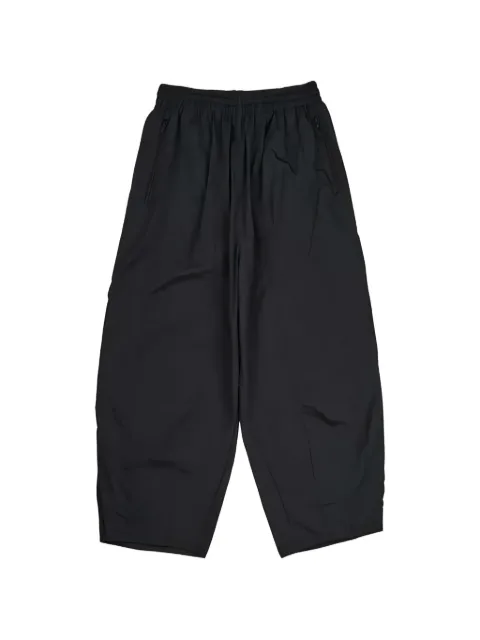 FFFPOSTALSERVICE Enigma elasticated-waistband track pants Black FFFPSSS2622