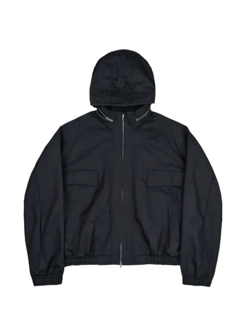 FFFPOSTALSERVICE Reia hooded zip-up jacket Black FFFPSSS2603
