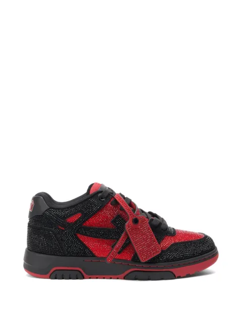 Off-White Out Of Office strass-embellished sneakers Black OMIA189G25LEA0021025
