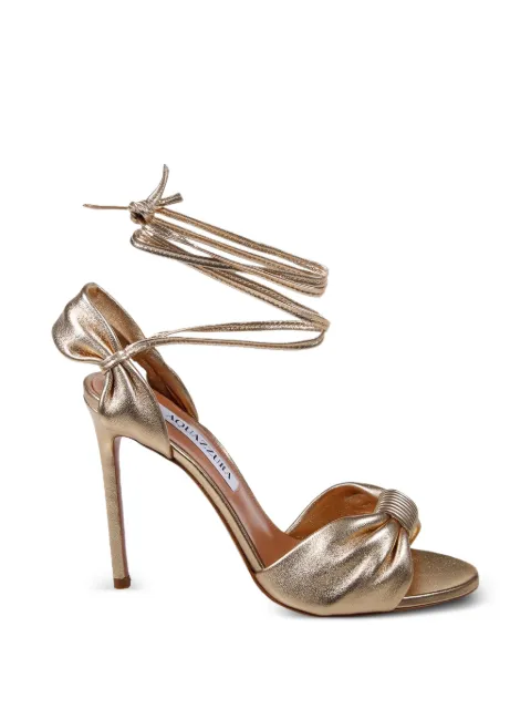 Aquazzura Carina strappy sandals Gold CNAHIGS0WNASOG