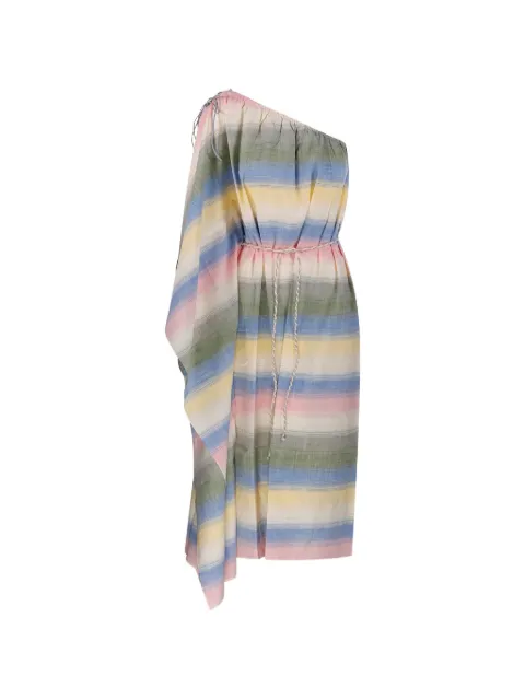 mapoésie Enna Horizon one-shoulder striped dress Blue MP19PAPB202ROB