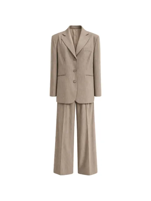 ROOM76 pinstripe-pattern pattern suit Neutrals LONDRABIARRITZ