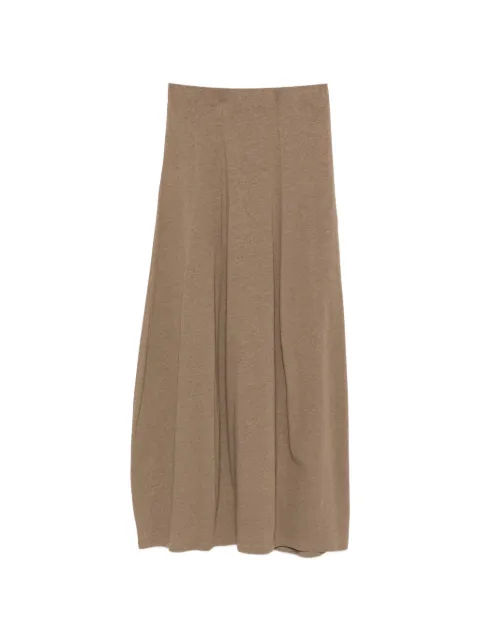 VIKTORIA CHAN Cilla jersey maxi skirt Brown SS26117