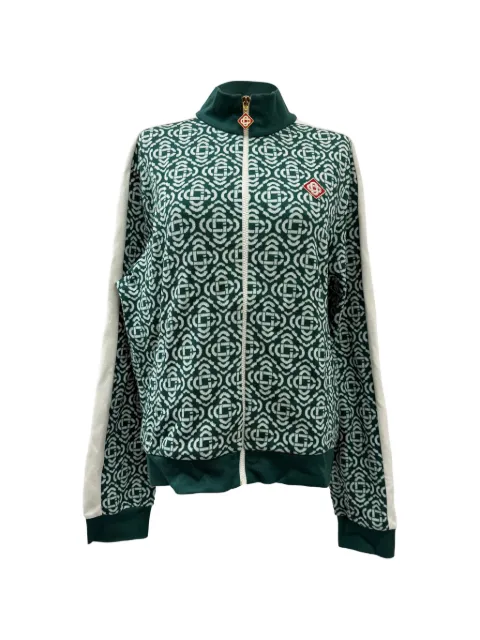 Casablanca Monogram-jacquard track jacket Green MRPPUGBCL549155W