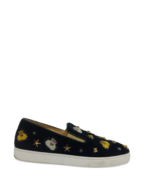 Christian Louboutin Pre-Owned Miss Academy stud sneakers Black TONPUGBSH629664W