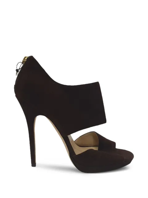 Jimmy Choo Pre-Owned Lagoon open-toe sandals Brown TONPUGBSH570339W