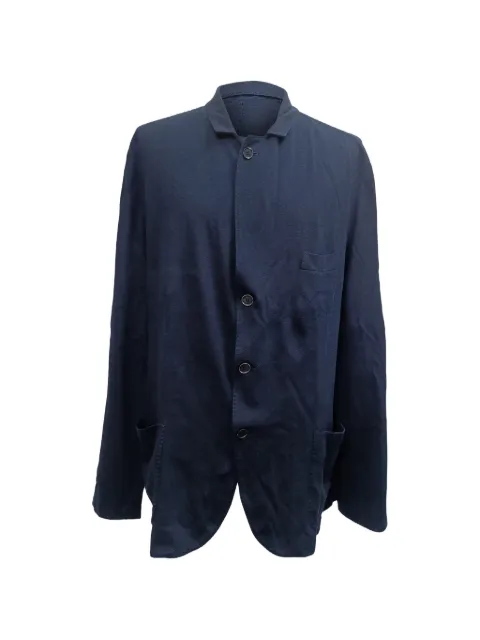 Loro Piana Pre-Owned single-breasted blazer Blue MRPPUGBCL636023W