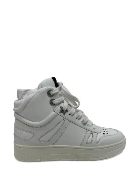 Jimmy Choo Pre-Owned Hawaii High-Top sneakers White RFCPUGBSH720131W