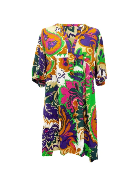 Ba&Sh Nilly printed gathered dress Neutrals TONPUGBCL524173W
